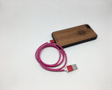 YACHTADDICT lightning to USB cable - raspberry - YACHTADDICT Ltd.